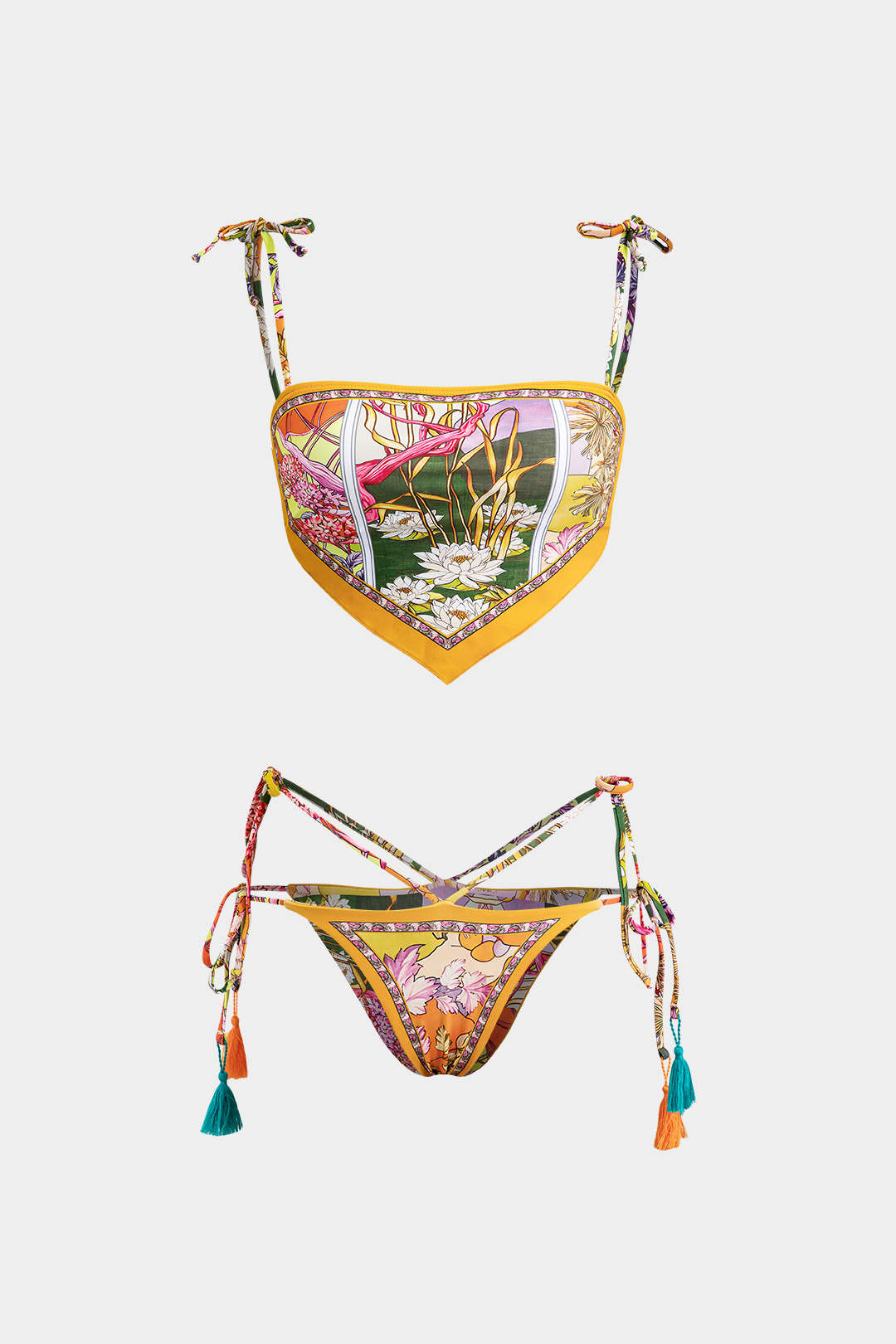 Bikini -Set florale Drucke