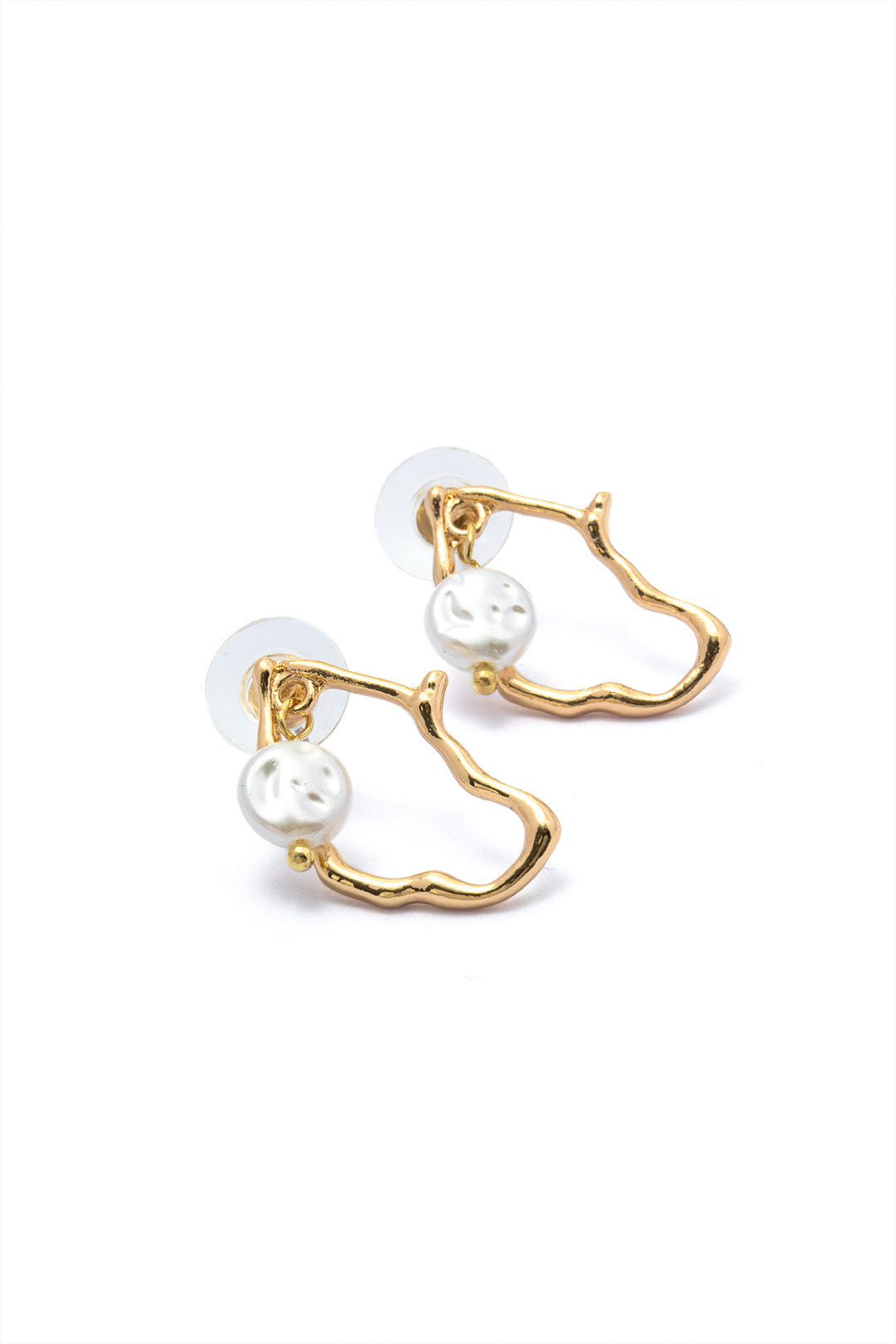 Irregular Pearl Earrings