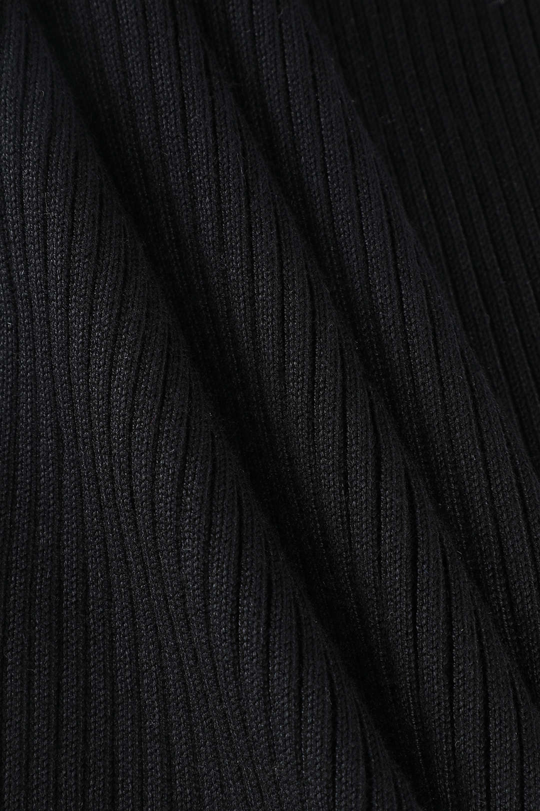 Long Sleeve Cut Out Front Twist Rib Knit Midi Dress