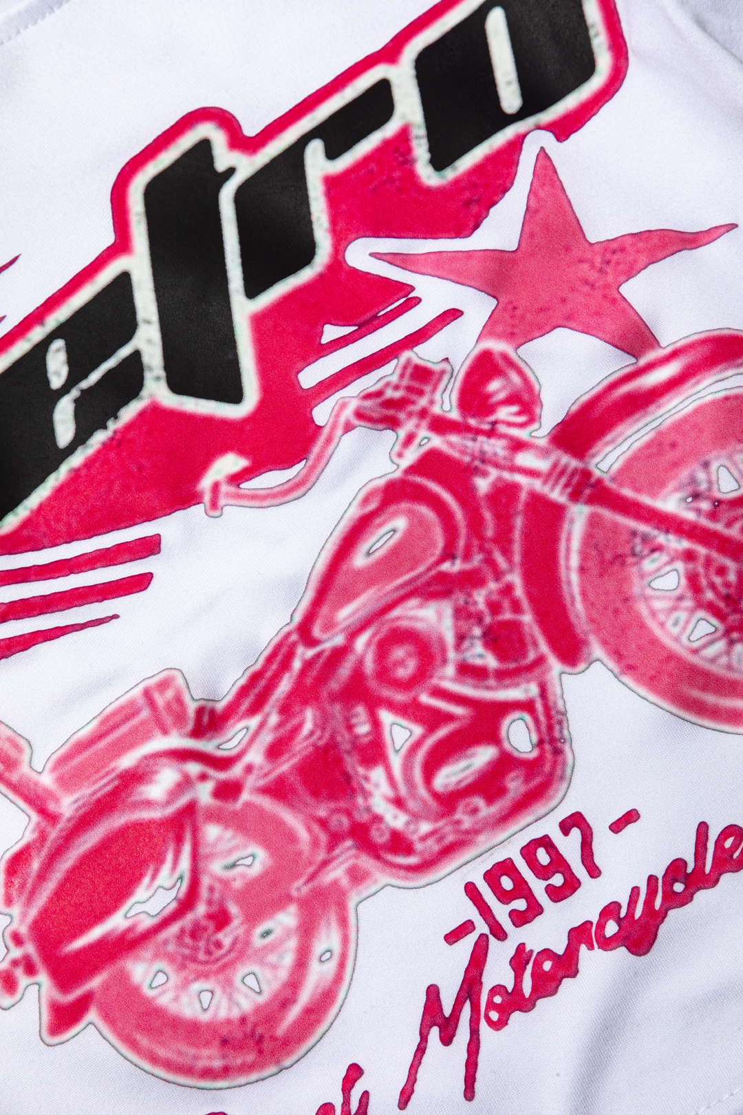 Motorcycle Print T-shirt