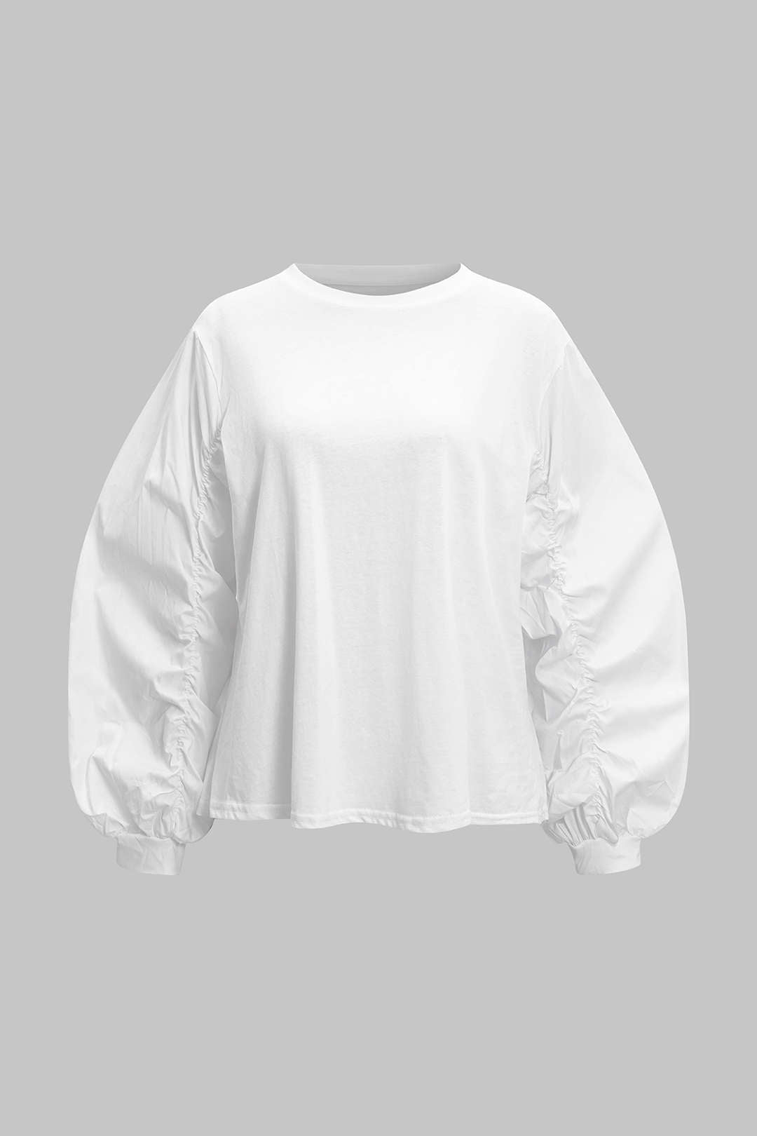 Round Neck Long-Sleeve Top