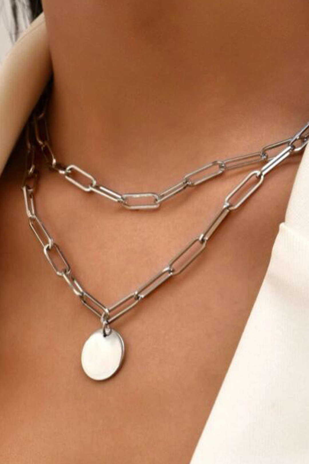 Chain Round Necklace