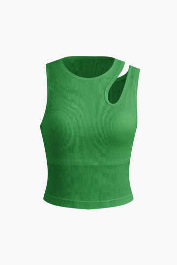 Basic Cut Out Tank Top