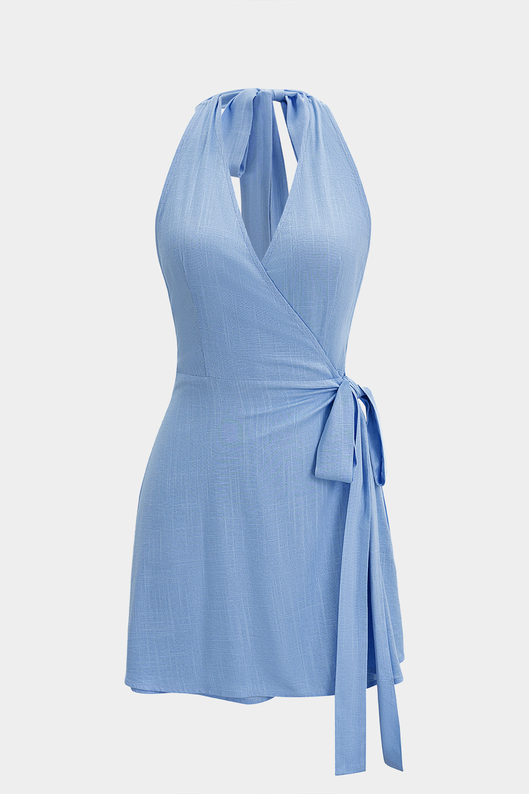 necklaces to wear with halter dress necklace halter open back maxi dress Royal Blue / SMALL