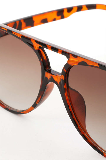 Leopard Aviator Sunglasses