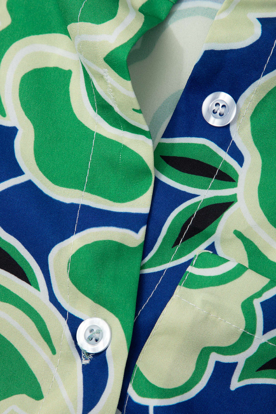 Printed Long Sleeve Chest Pocket Shirt And Drawstring Tie Pants Set