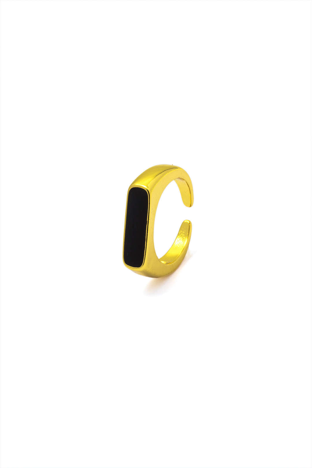 Black Bar Open Ring
