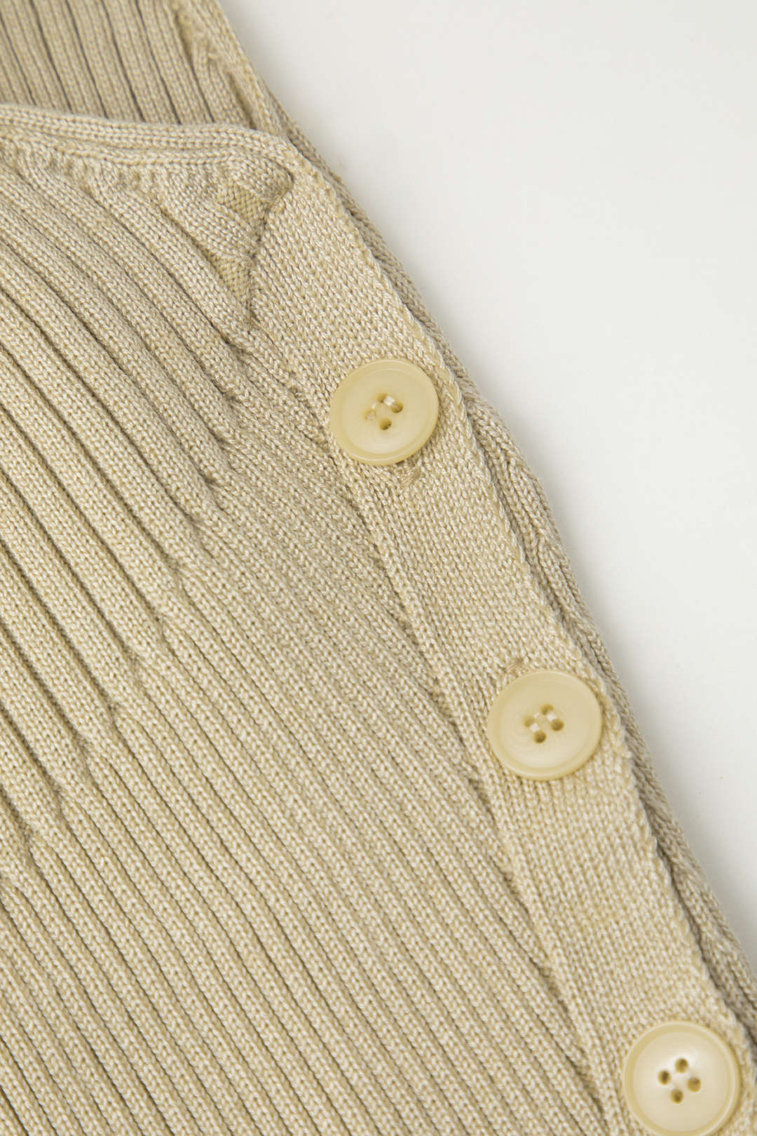 Knit Button Detail Tank Top