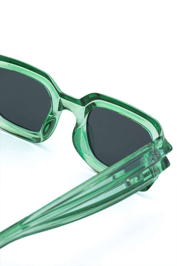 Acrylic Square Frame Sunglasses