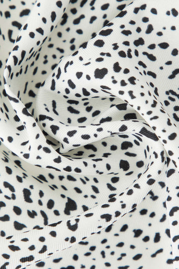 Leopard Print Wrap Split Midi Skirt