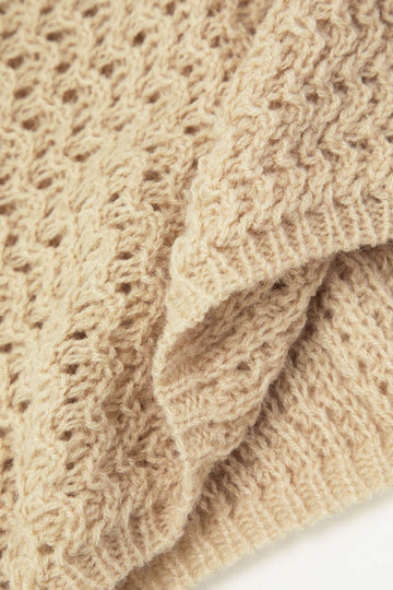 Cut Out Crochet Knit Strapless Mini Dress
