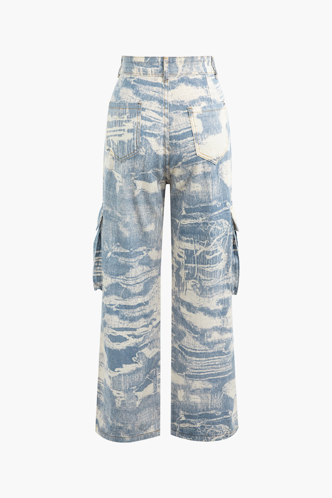 FREE PEOPLE: REMY CAMO CROPPED PANTS
