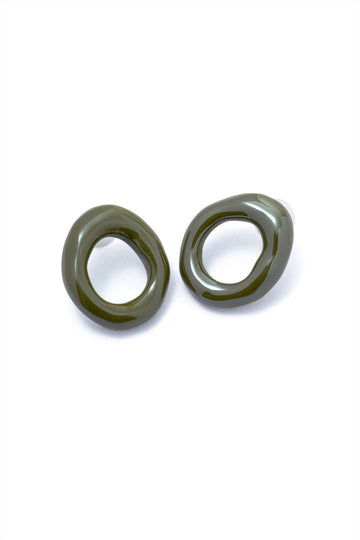 Acrylic Circle Earrings