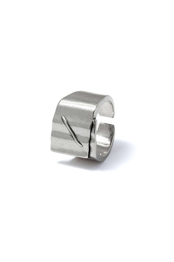 Silver Band Open Ring