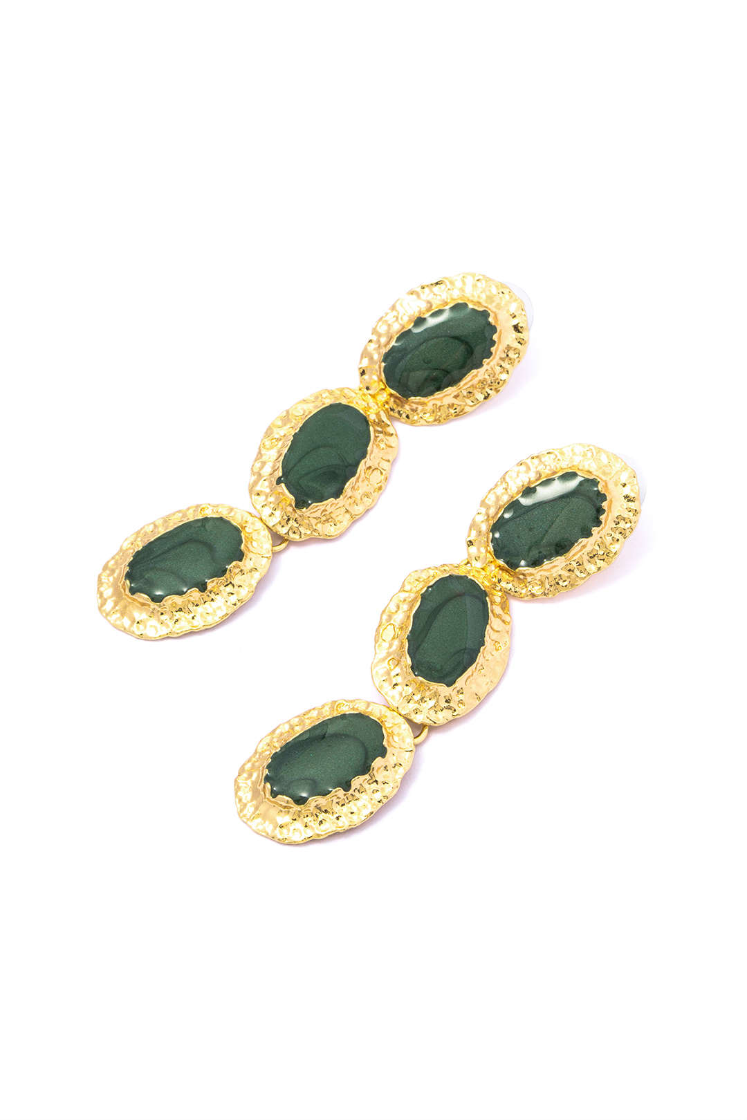 Gold-tone Crystal Drop Earrings