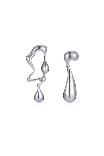 Asymmetric Water Drop Shaped Earrings