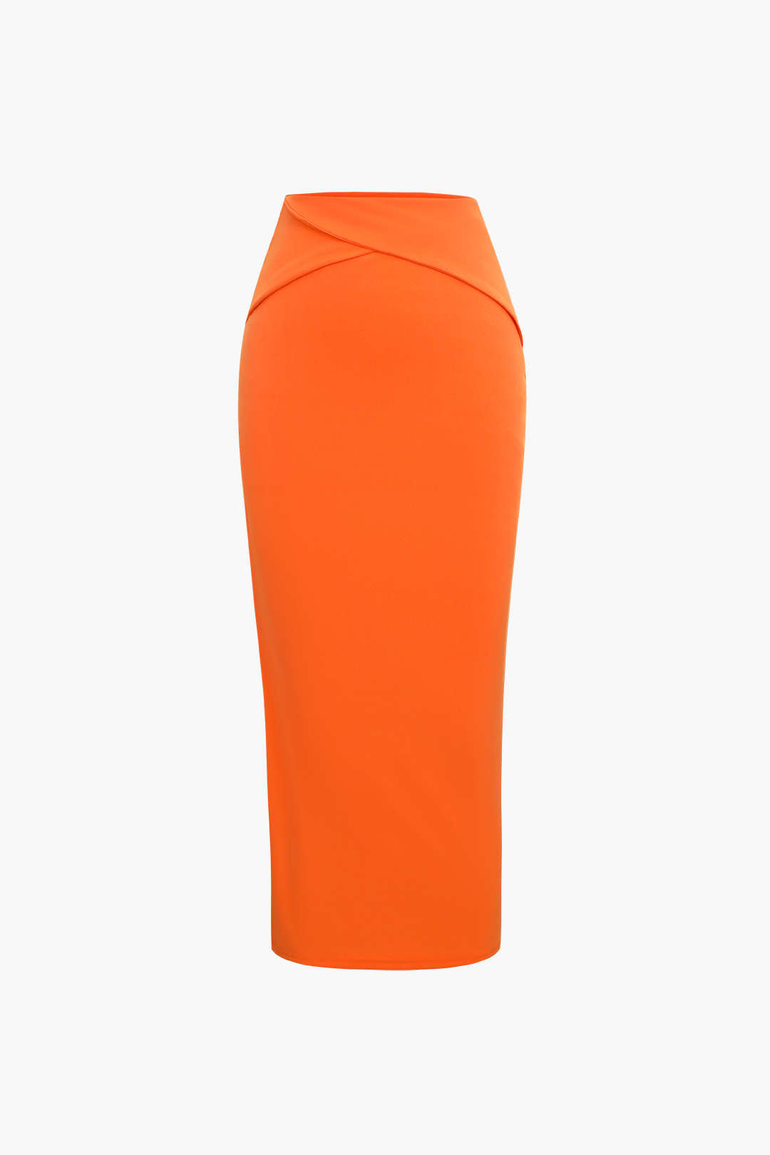 Twist Front Cami Top And Side Slit Skirt Set