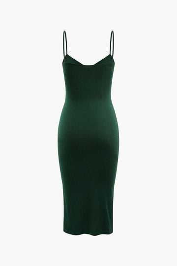 Cut Out Front Midi Dress