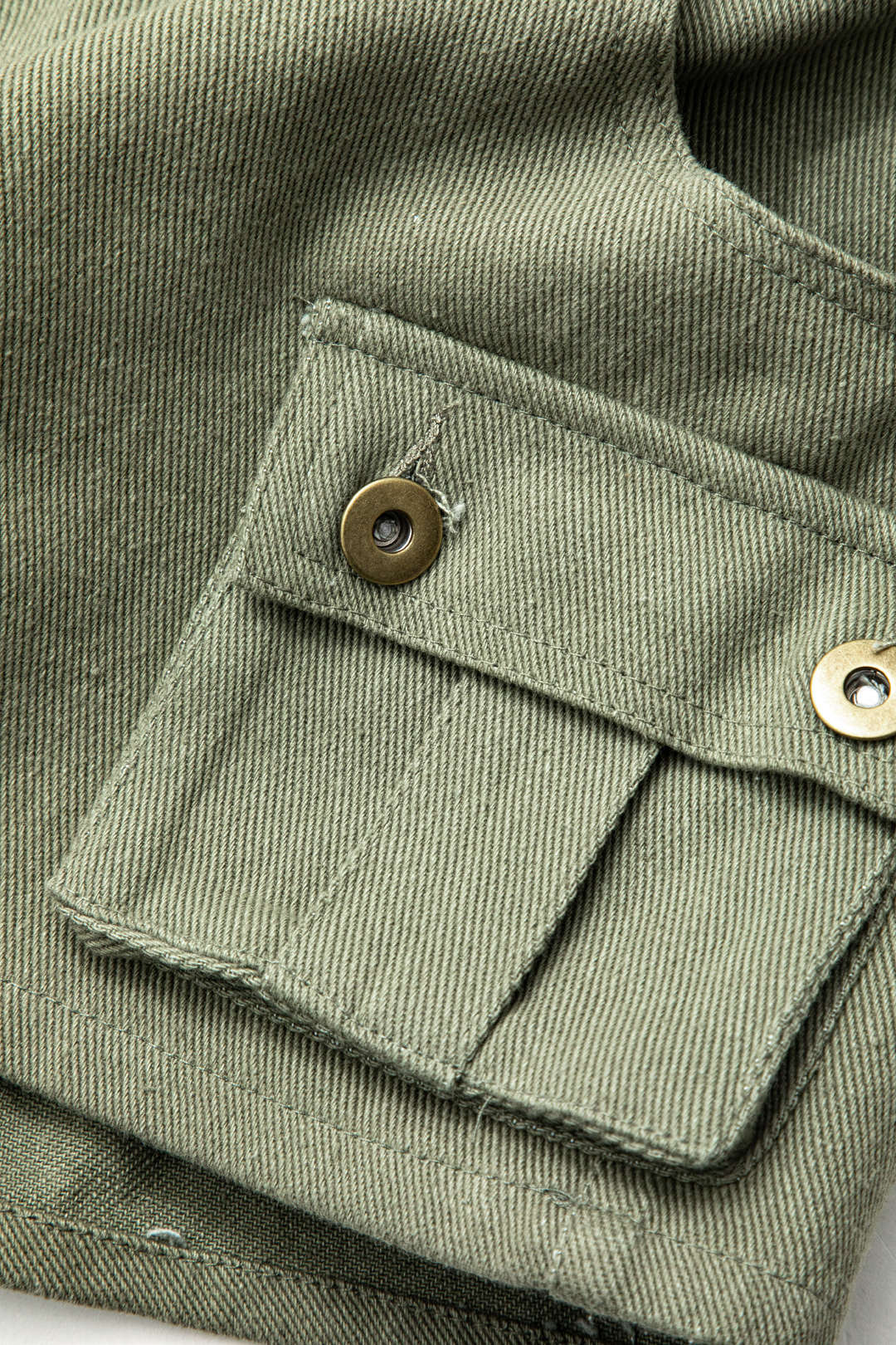 Flap Pocket Tie Cargo Mini Skirt