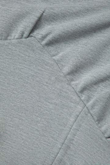 Hooded Drawstring Lace-up Sweatshirt