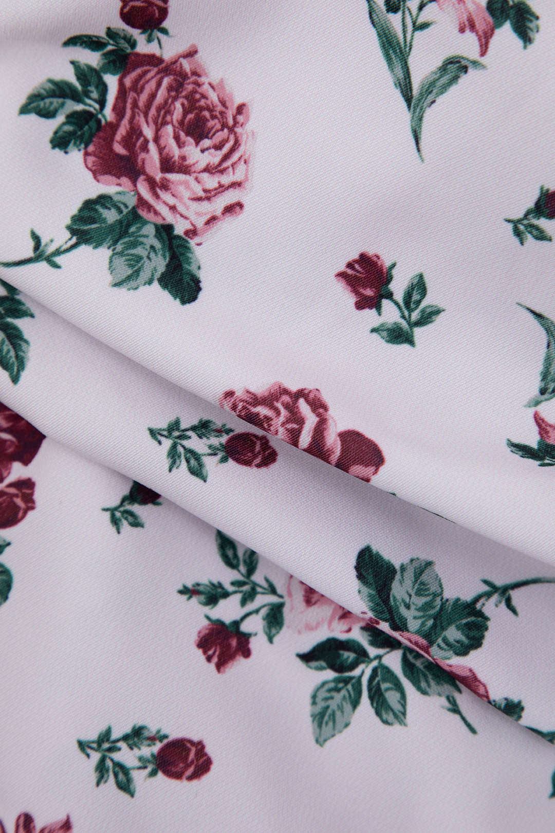 Floral Print Asymmetric Pleated Cami Top