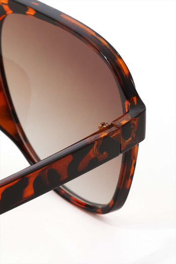 Leopard Aviator Sunglasses
