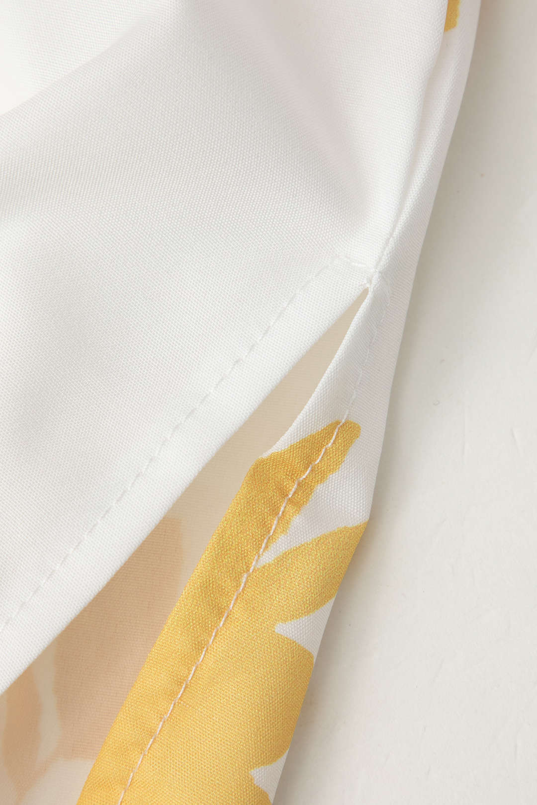 Leave Print Short Sleeve Knot Front Midi Dress