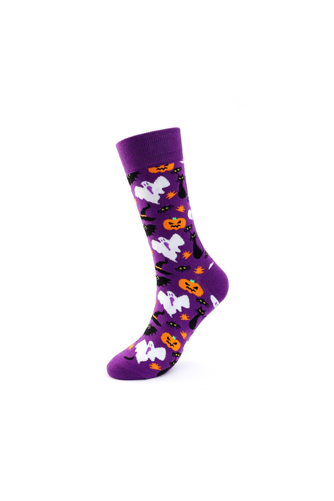 Halloween Pumpkin & Ghost Pattern Socks