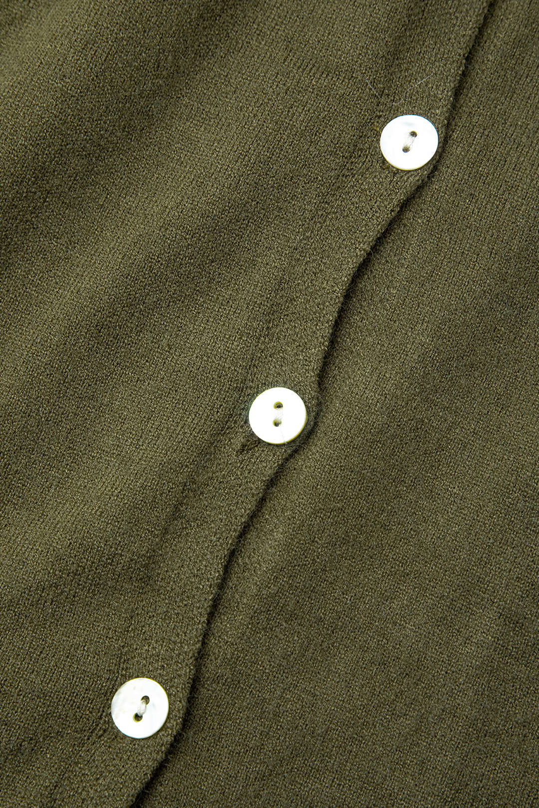 Button Slit Knit Maxi Skirt