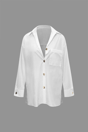 Chest Pocket Long Sleeve Shirt