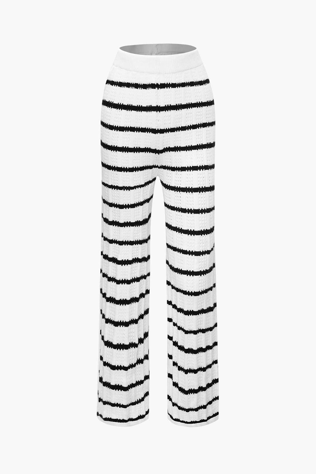 Stripe Knit Pants