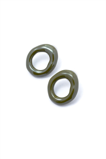 Acrylic Circle Earrings