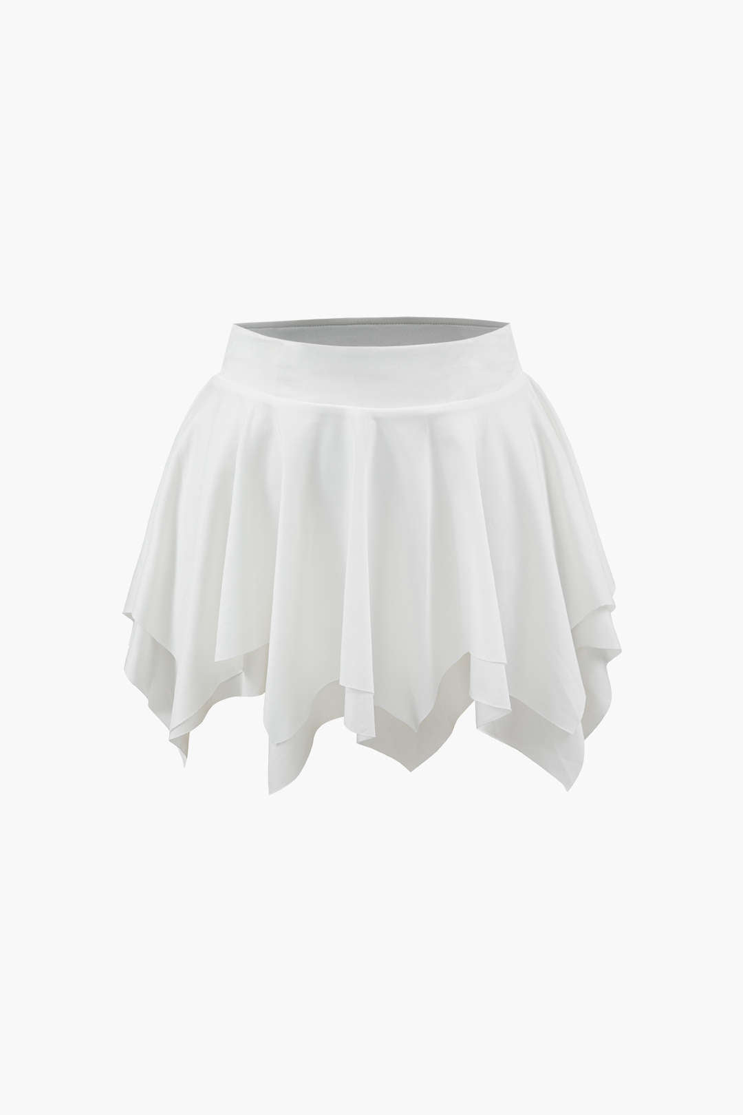 Asymmetric Pleated Mini Skirt – Micas