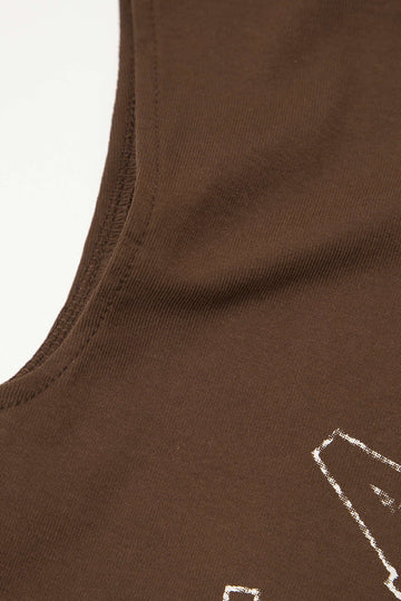 Narieles Dream Padded-Shoulder Crop T-Shirt