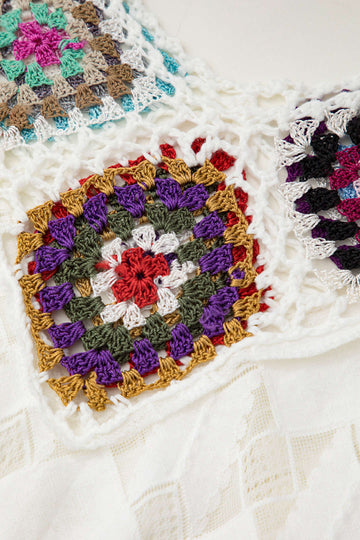 Crochet Tassel Hem Cover-up