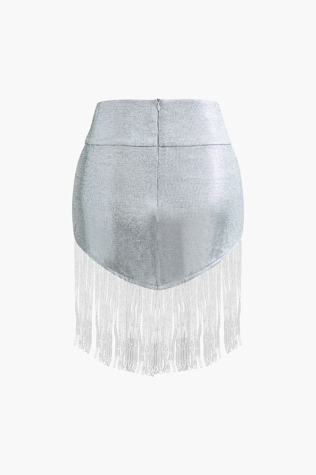 Sequin Fringe Cowl Neck Cami Top And Mini Skirt Set