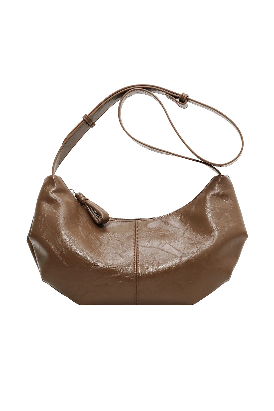 Faux Leather Cross-body Bag