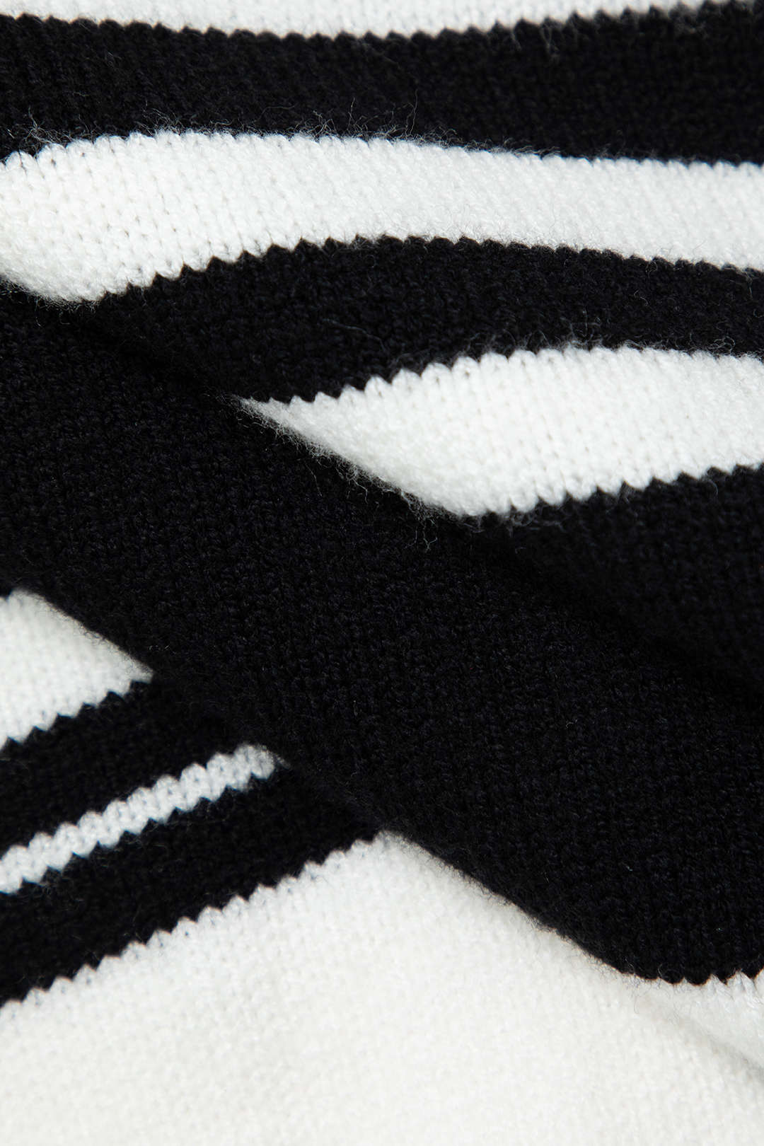 Contrast Stripe Backless Bell Sleeve Knit Mini Dress
