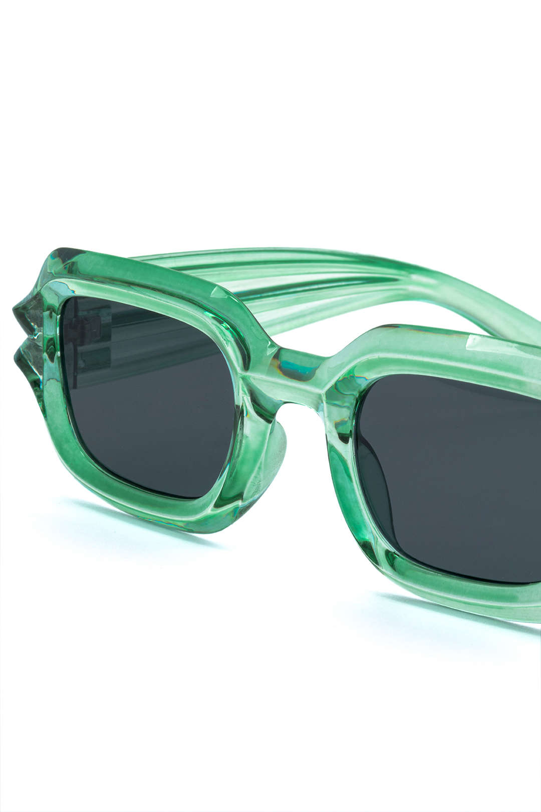 Acrylic Square Frame Sunglasses